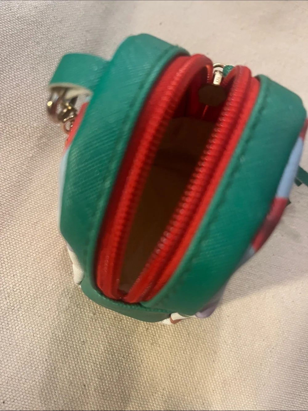 Green Kids Elf on the Shelf Mini Backpack Keychain change bag cute 96